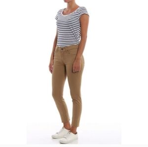 Polo Ralph Lauren Women’s Tomkins Skinny Crop Jeans Pants Tan Camel 26 NWT NEW